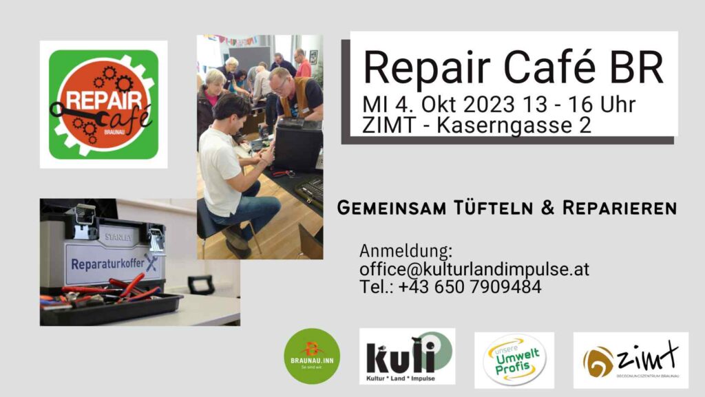 Repair Café BR ©: kuli, Umwelt Profis Braunau